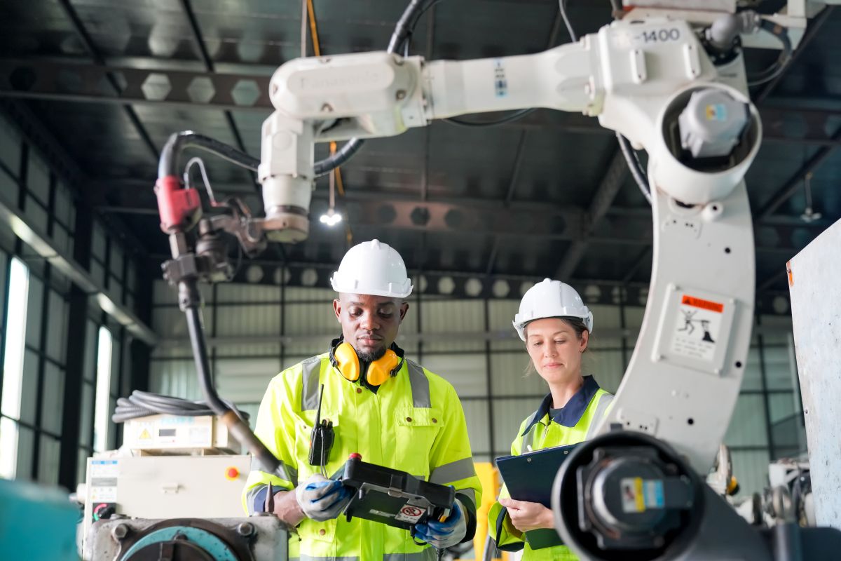 Batterij vervangen RV-robot – Engineeringshop